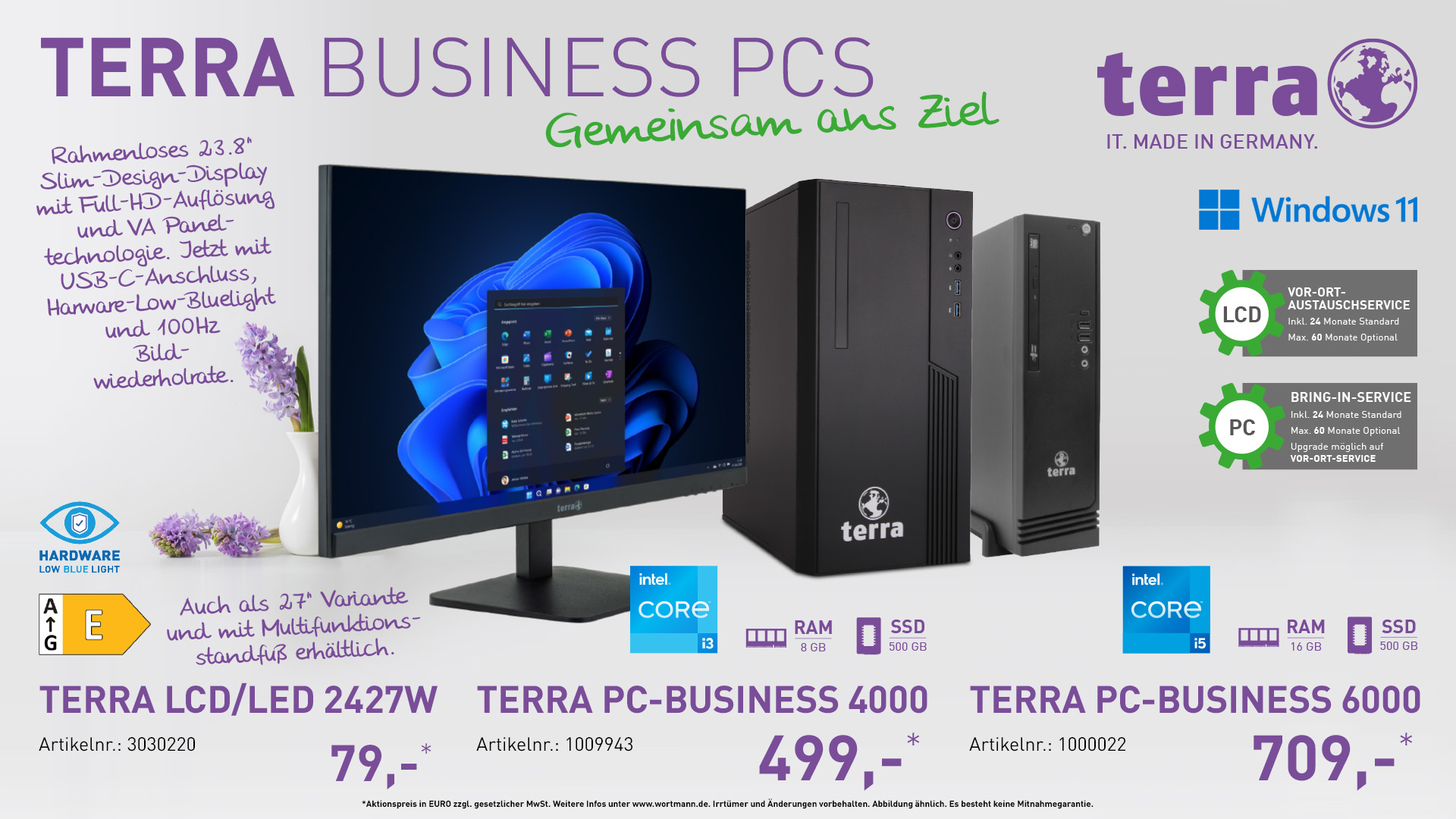 Terra LCD/LED 2427W, Terra PC-Business 4000, Terra PC-Business 6000