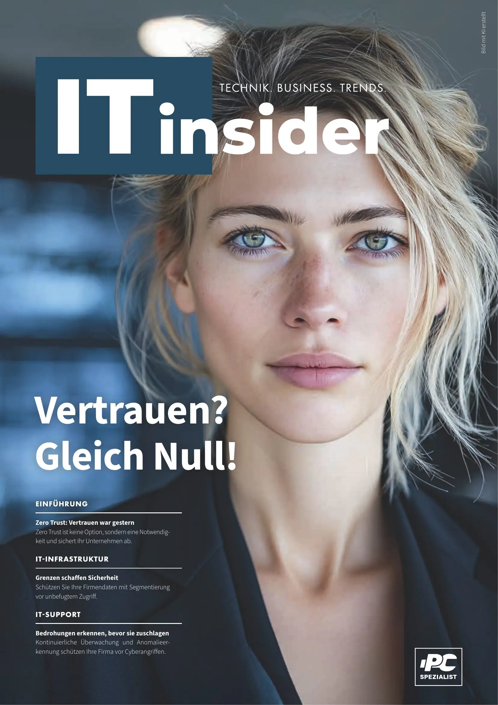 Zero Trust IT-Sicherheit – Cover ITinsider Magazin Ausgabe 02/2025