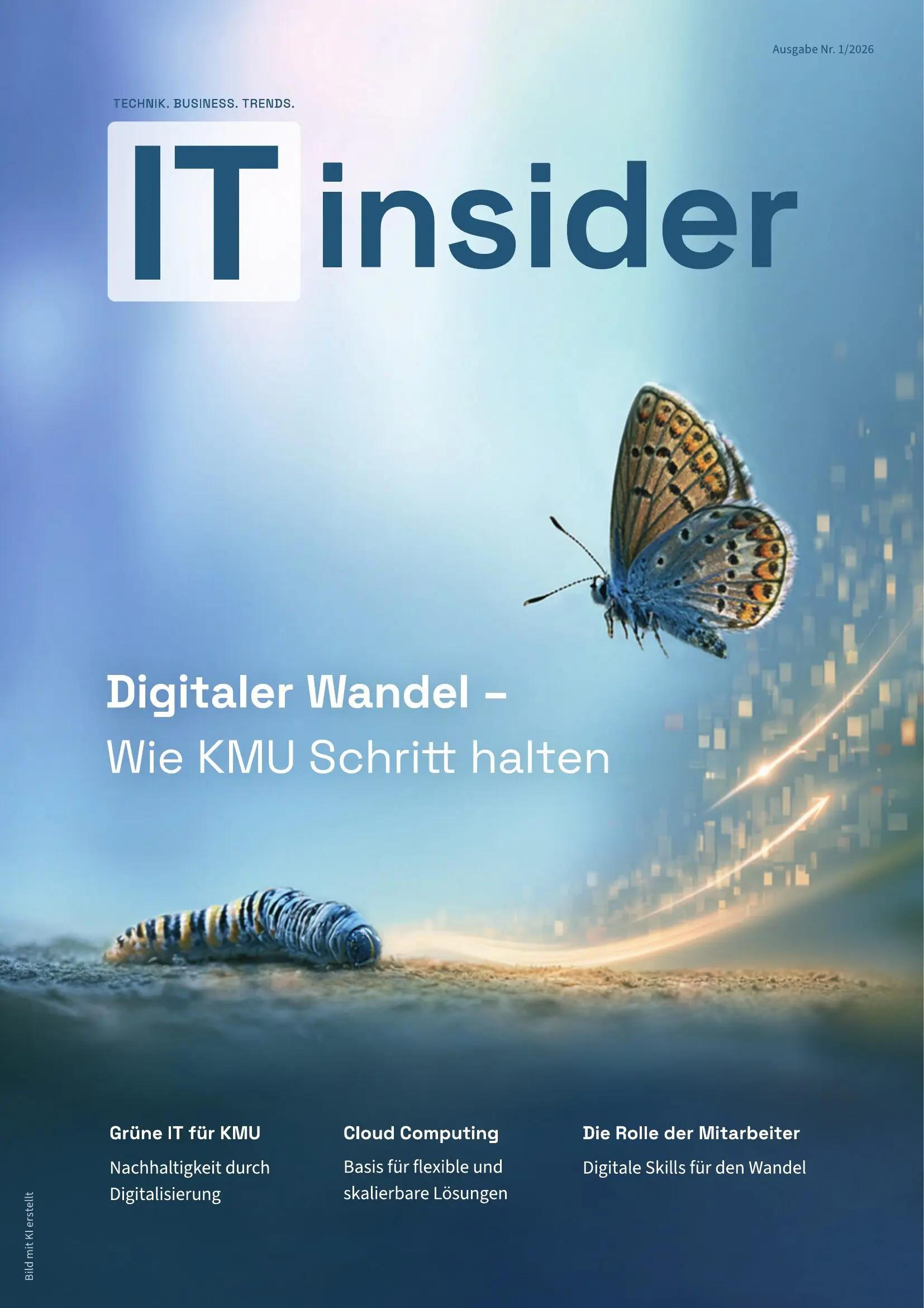 Digitaler Wandel KMU – Cover ITinsider Magazin Ausgabe 01/2026
